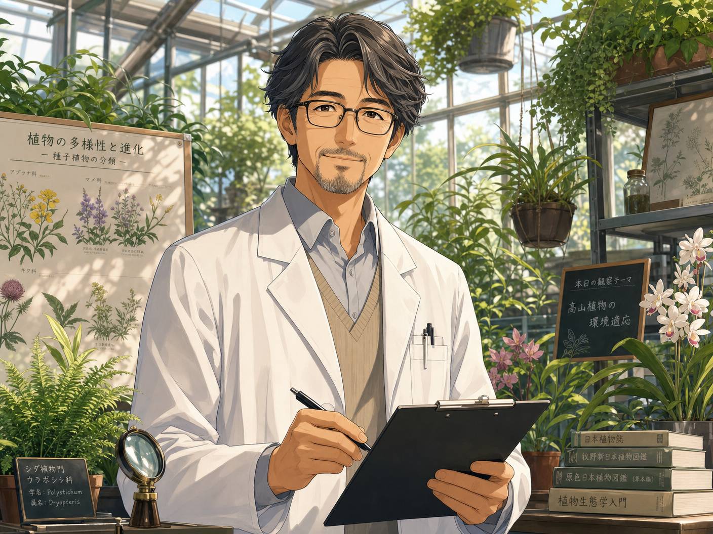 高清动漫植物专家-李明远博士